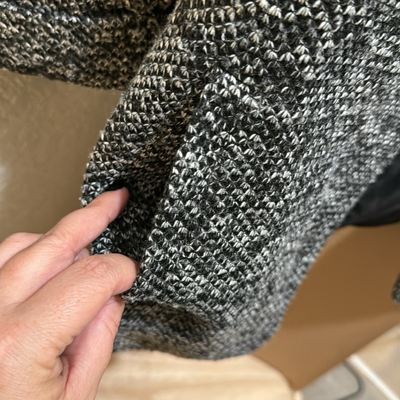 Lauren Conrad Gray and Black Tweed Blazer - Picture 3 of 4